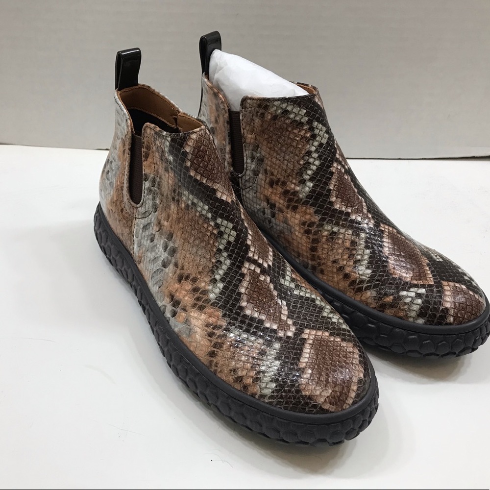 Ldp Snake Print Leather Pull On Boot - image 2